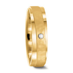 Partnerringe 750/18K guld Diamant 0.037 ct, w-si