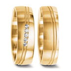 Partnerringe 750/18K guld