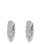 Click kreoler 750/18K hvidguld Diamant 0.30 ct, 60 Sten , w-si