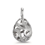 Vedhæng 750/18K hvidguld Diamant 0.30 ct, 62 Sten , w-si