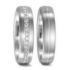 Partnerringe 750/18K hvidguld
