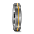 Ringe 950 palladium, 750/18K guld Diamant 0.02 ct, 4 Sten , tw-vsi