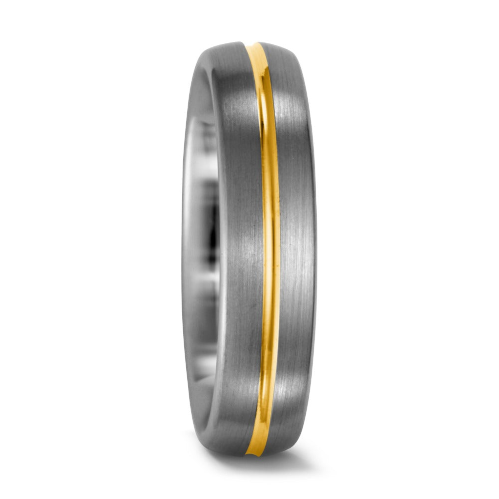 Ringe 950 palladium, 750/18K guld