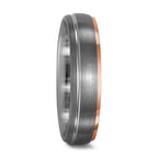 Ringe 950 palladium, 750/18K rødguld