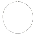 Collier Sølv rhodineret 42 cm Ø1.5 mm