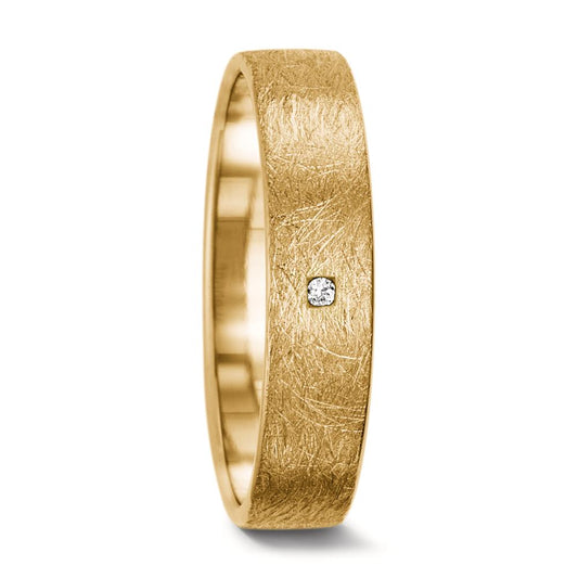 Partnerringe 750/18K guld Diamant 0.008 ct, tw-vsi