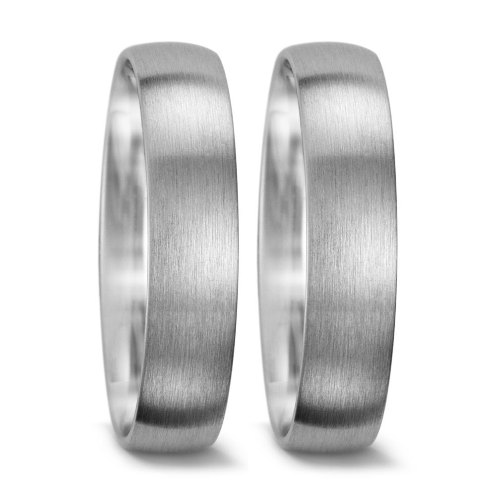 Partnerringe 750/18K hvidguld