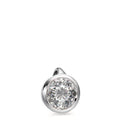 Vedhæng 750/18K hvidguld Diamant hvid , 0.20 ct, [Brillant], w-si Ø5.5 mm
