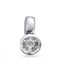 Vedhæng 750/18K hvidguld Diamant hvid , 0.25 ct, [Brillant], w-si