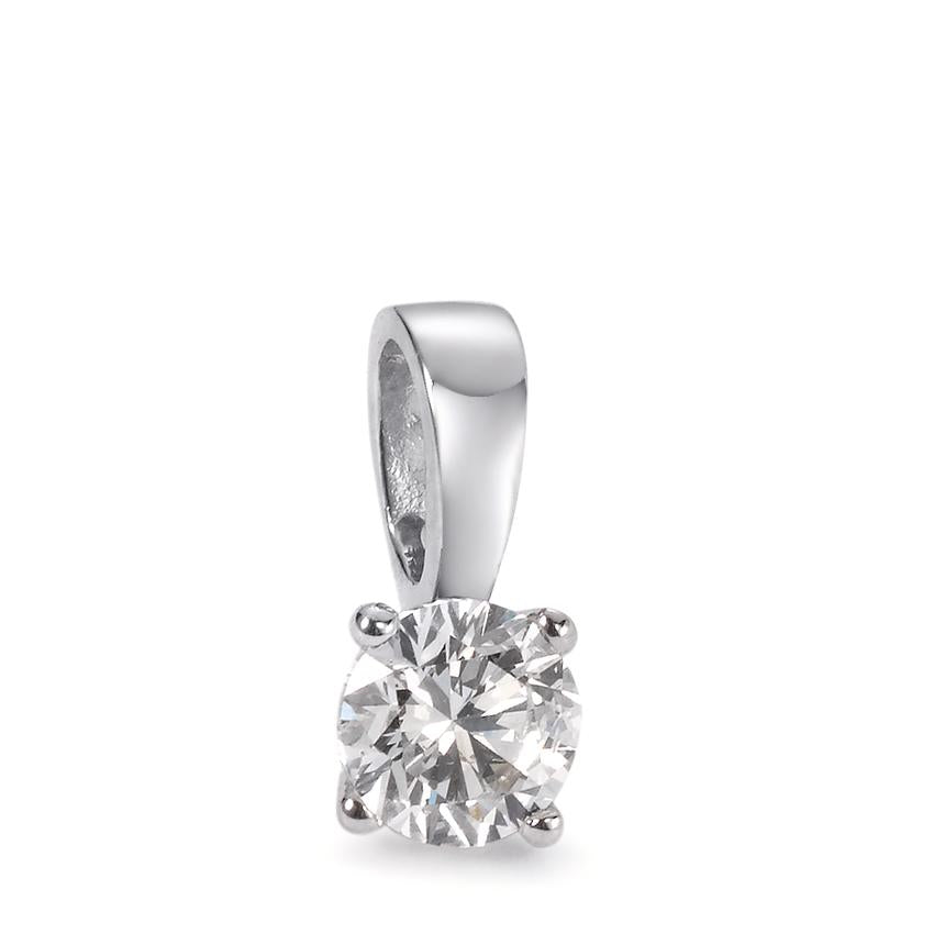 Vedhæng 750/18K hvidguld Diamant hvid , 0.25 ct, [Brillant], w-si