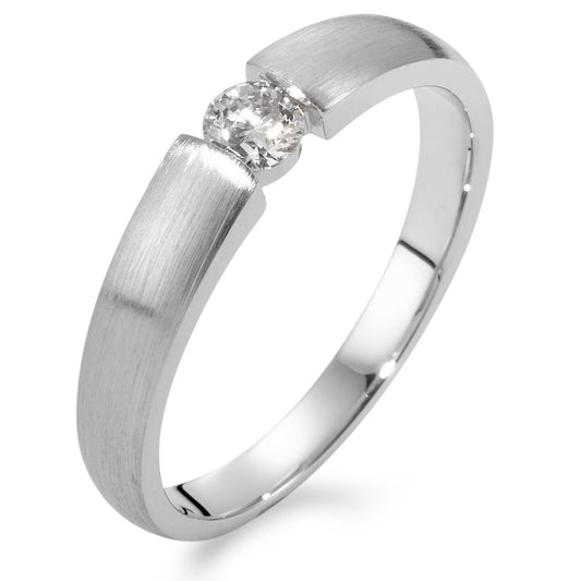 Solitaire ring 750/18K hvidguld Diamant 0.20 ct, w-si