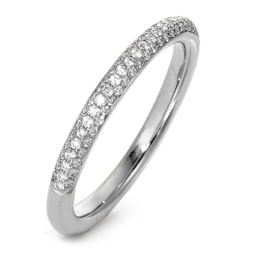 Ringe 750/18K hvidguld Diamant 0.23 ct, 84 Sten , w-si