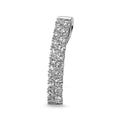 Vedhæng 750/18K hvidguld Diamant 0.54 ct, 19 Sten , w-si