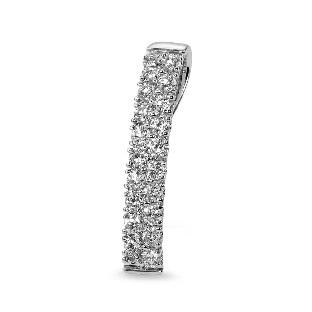 Vedhæng 750/18K hvidguld Diamant 0.54 ct, 19 Sten , w-si