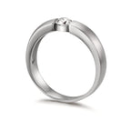 Solitaire ring 750/18K hvidguld Diamant hvid , 0.30 ct, w-si