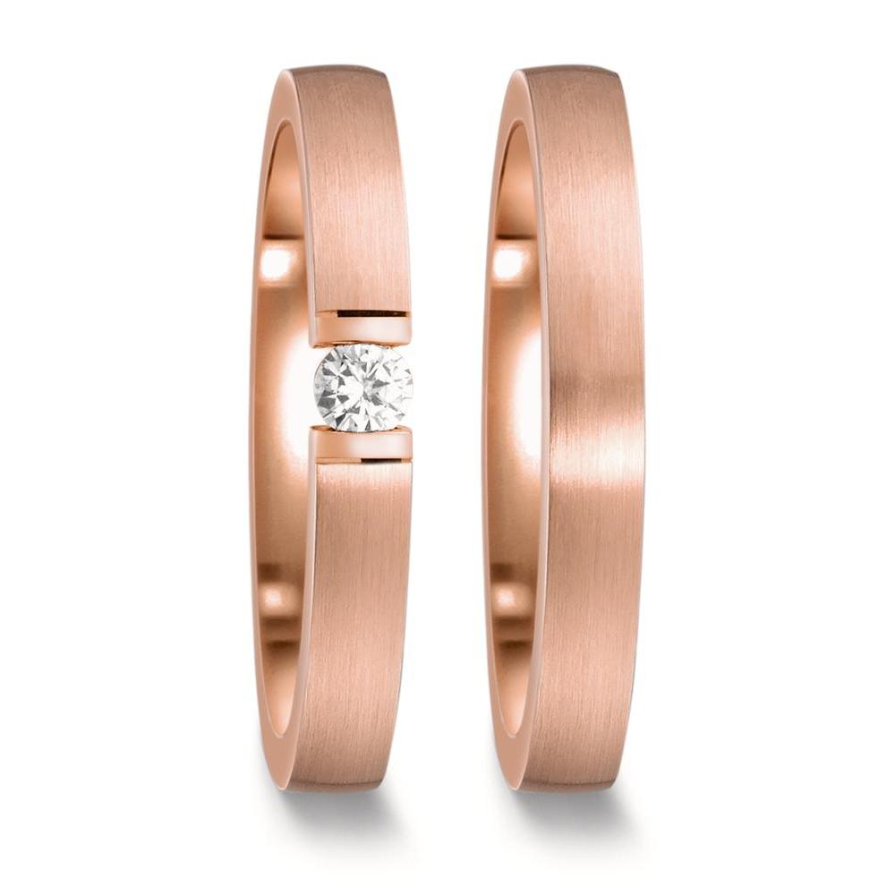 Partnerringe 585/14K roseguld