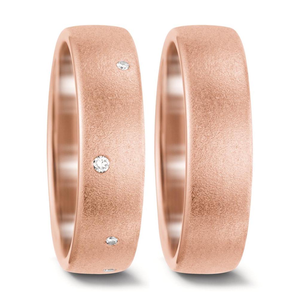 Partnerringe 750/18K roseguld