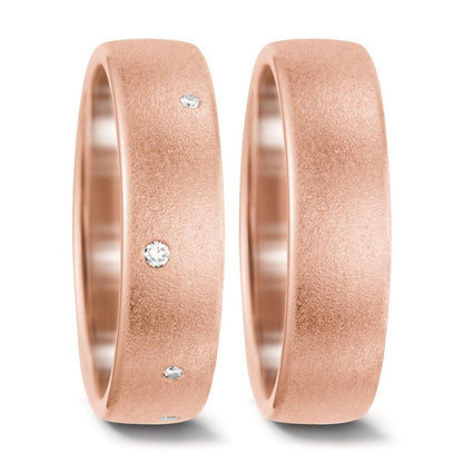 Partnerringe 750/18K roseguld