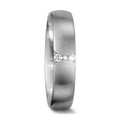 Partnerringe 750/18K hvidguld Diamant hvid , 0.055 ct, 3 Sten , tw-vsi