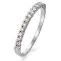 Memory ring 750/18K hvidguld Diamant hvid , 0.20 ct, 13 Sten , w-si