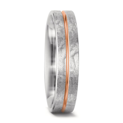 Partnerringe 750/18K hvidguld, 750/18K rødguld
