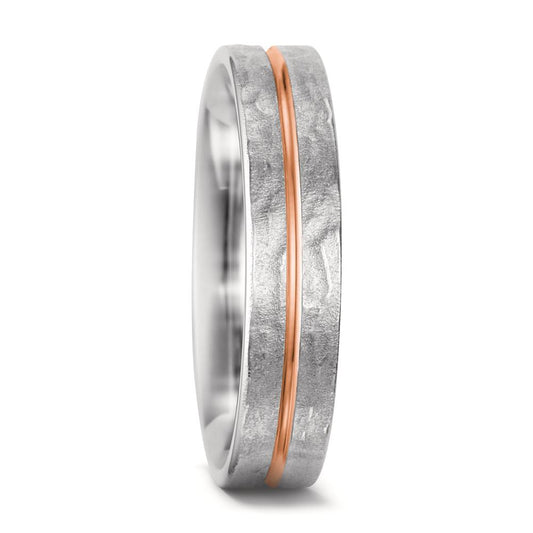 Partnerringe 750/18K hvidguld, 750/18K rødguld