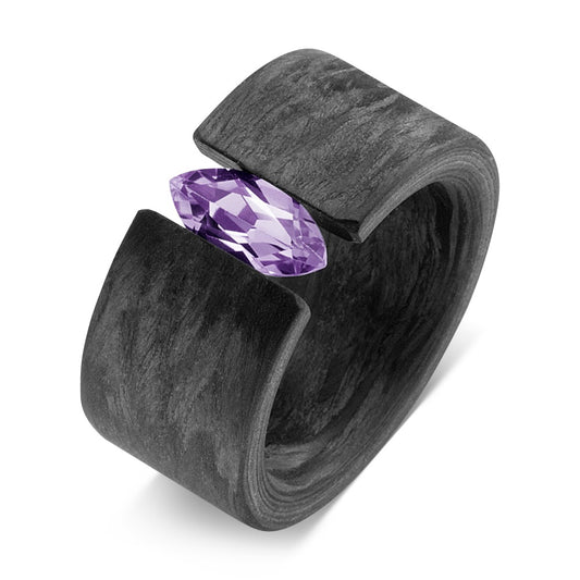 Ringe Kulstof Ametyst violet