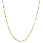 Halskæde 750/18K guld 45 cm Ø1.5 mm