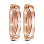 Partnerringe 750/18K roseguld