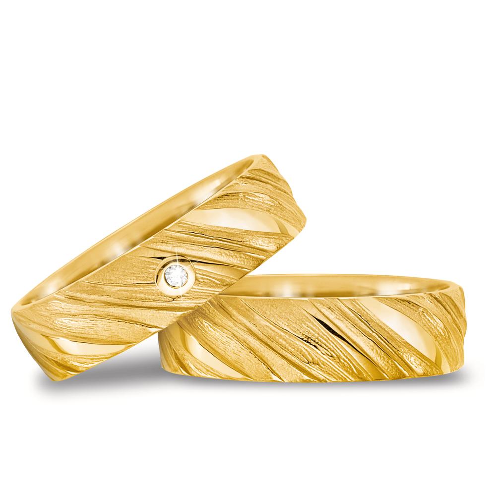 Partnerringe 750/18K guld