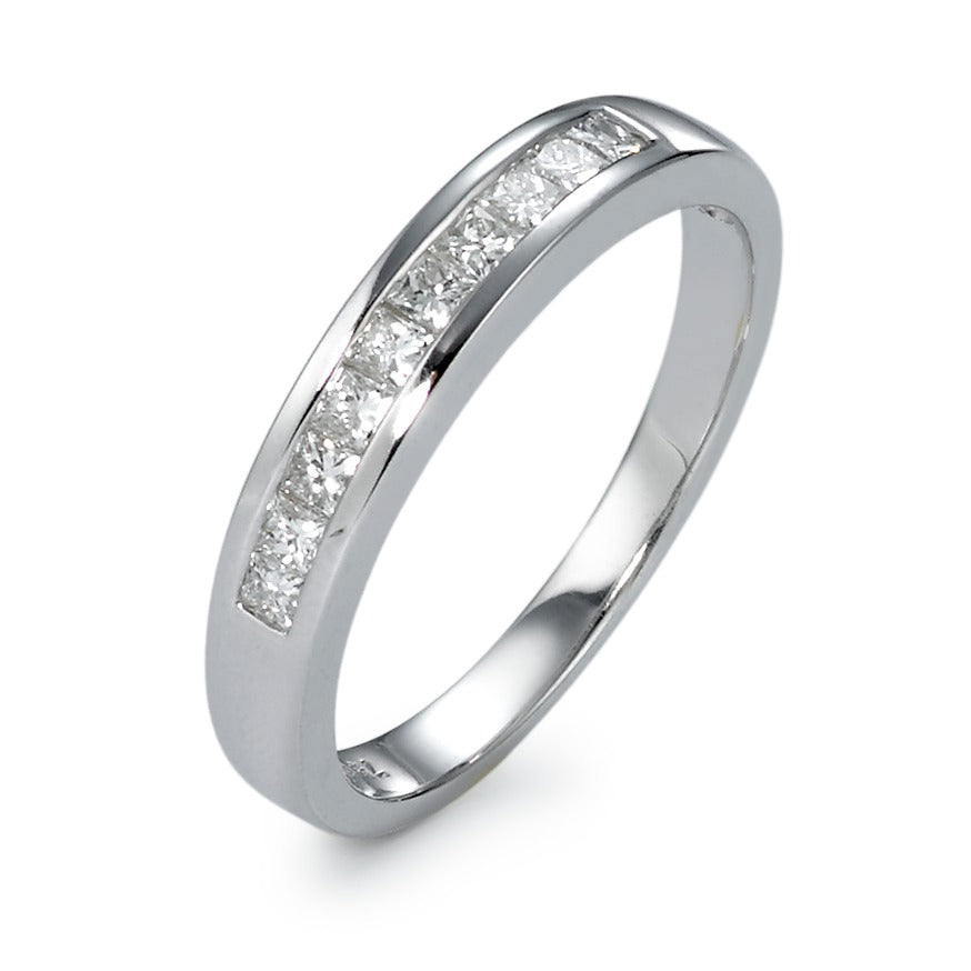 Ringe 750/18K hvidguld Diamant 0.32 ct, 10 Sten , w-si
