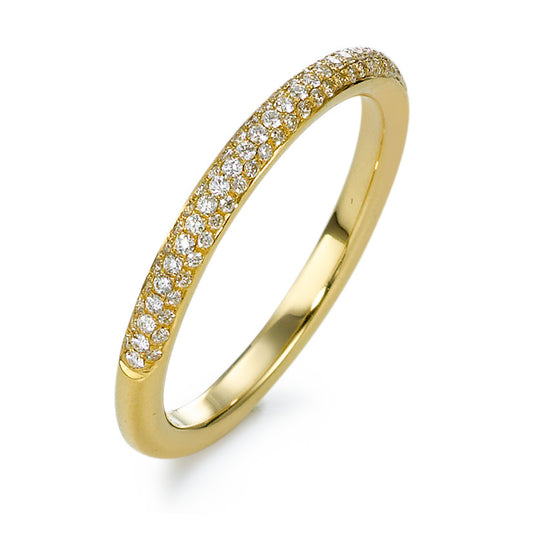 Ringe 750/18K guld Diamant 0.25 ct, 82 Sten , w-si