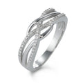 Ringe 750/18K hvidguld Diamant 0.19 ct, 41 Sten , w-si