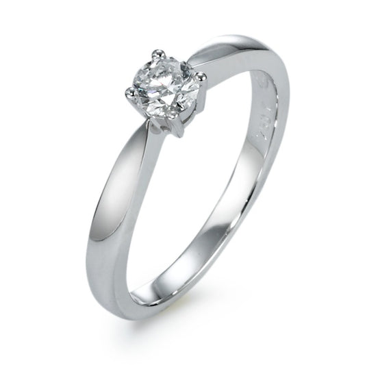 Solitaire ring 750/18K hvidguld Diamant 0.30 ct, w-si