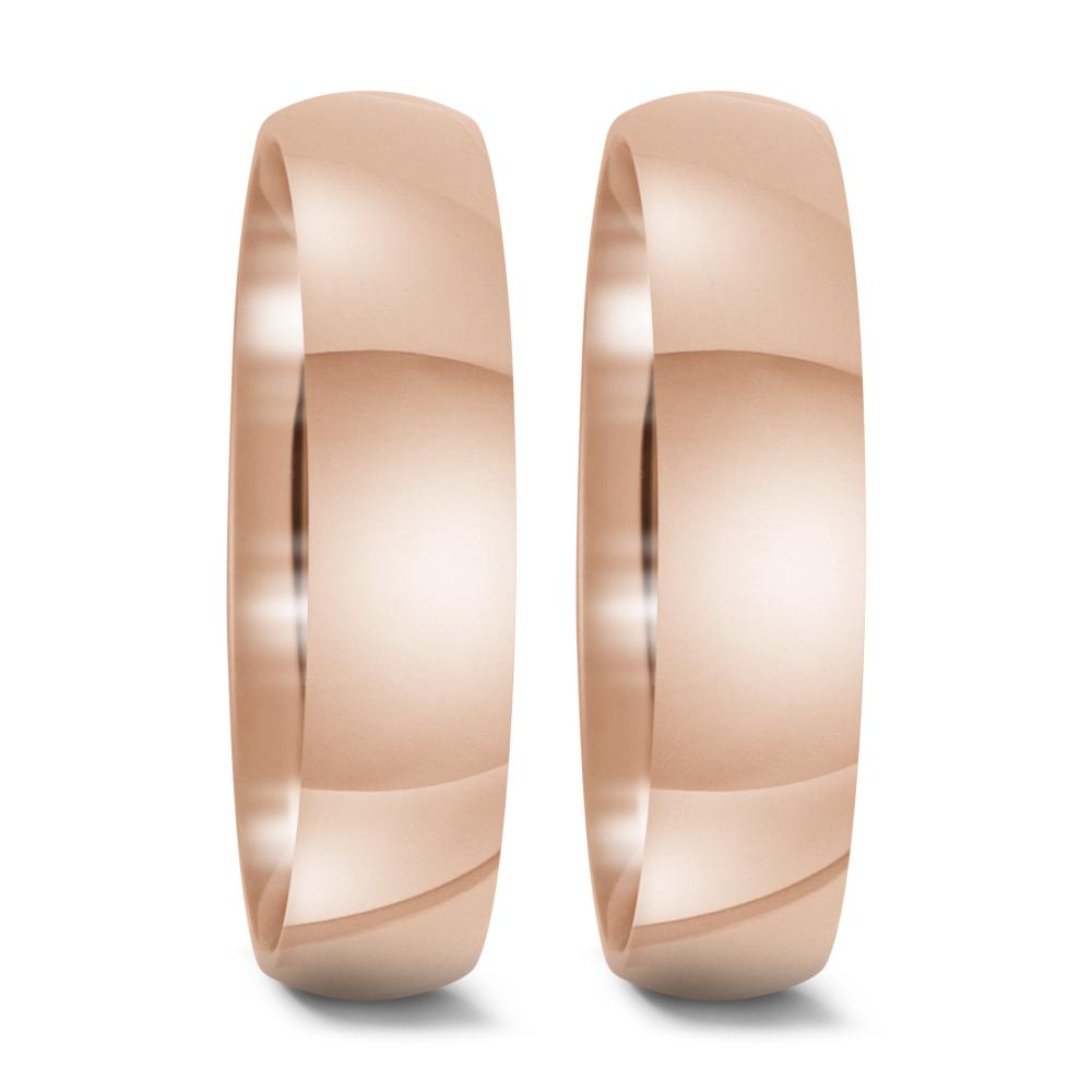 Partnerringe 750/18K roseguld