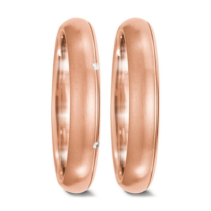 Partnerringe 750/18K roseguld