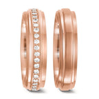 Partnerringe 750/18K roseguld