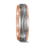 Partnerringe 750/18K rødguld, 500 palladium