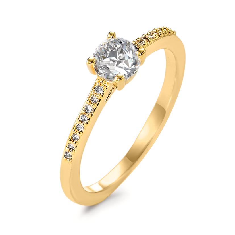 Solitaire ring Bronze Zirconia 17 Sten Ø5 mm
