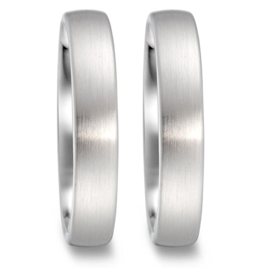 Partnerringe 750/18K hvidguld