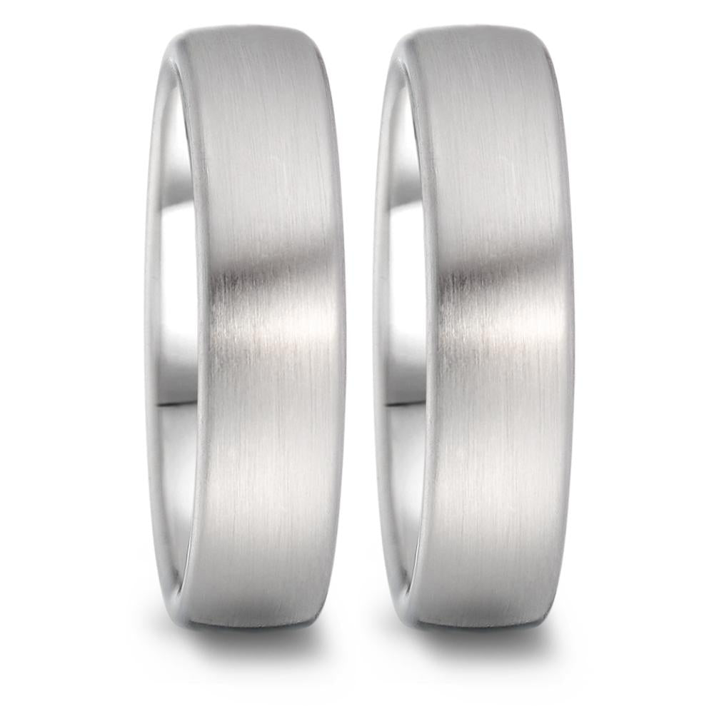 Partnerringe 750/18K hvidguld