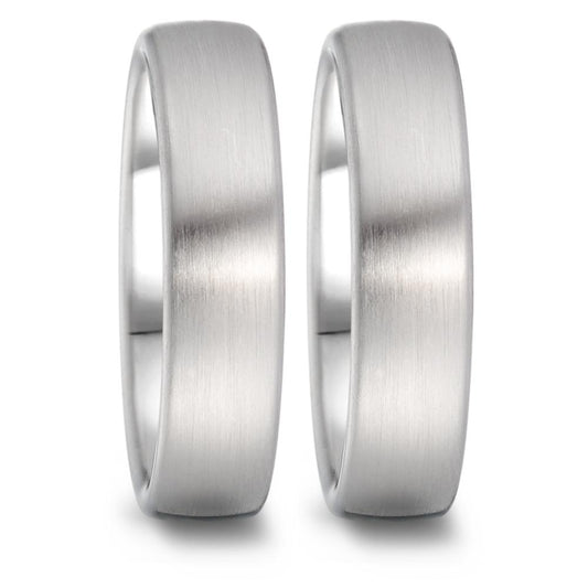 Partnerringe 750/18K hvidguld