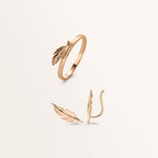 Ringe Bronze forgyldt