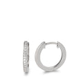 Click kreoler 750/18K hvidguld Diamant 0.14 ct, 28 Sten , w-si