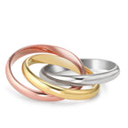 Ringe 750/18K guld, 750/18K hvidguld, 750/18K rødguld
