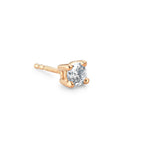 Ørestik 1 stk 750/18K guld Diamant 0.25 ct, w-si