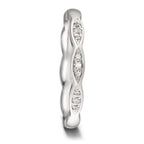 Partnerringe 750/18K hvidguld Diamant 0.06 ct, 9 Sten , tw-vsi