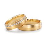 Partnerringe 750/18K guld