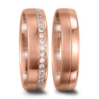 Partnerringe 750/18K roseguld