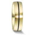 Partnerringe 585/14K guld, Kulstof